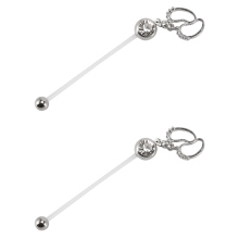 Schwangerschaftspiercing, Bauchnabelpiercing, Babyfüße, Weiß