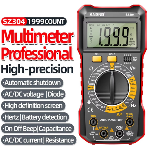 Multimètre numérique portable SZ304 2