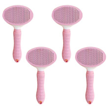 Cat Comb Remove Loose Hair Comb Brush Pet Cat Supplies Pink