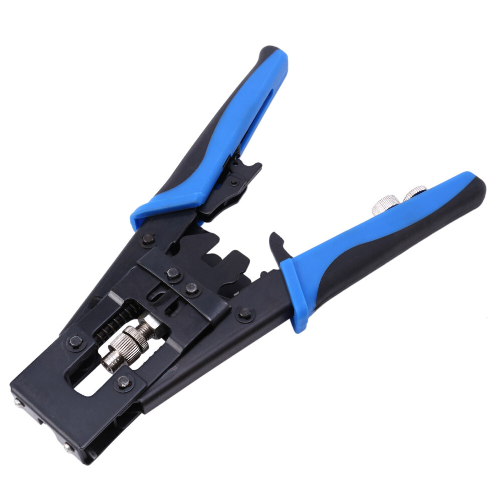2Pc Durable Coax Compression Crimper Tool Bnc/Rca/F Crimp Connector Rg59/58/6 Cable Wire Cutter Crimping Plier 4713816301013