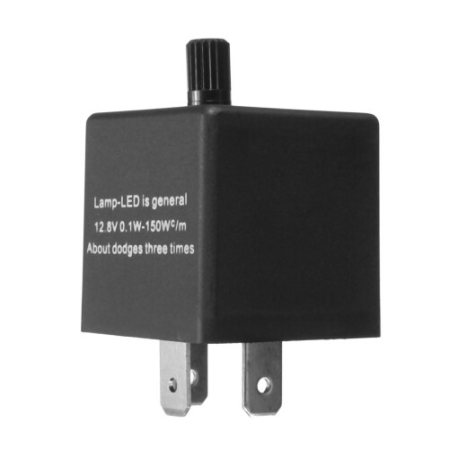 3X 12V 3 Pin LED Adjustable Car Flasher Flash Relay for Turn Signal Light Indicator 2