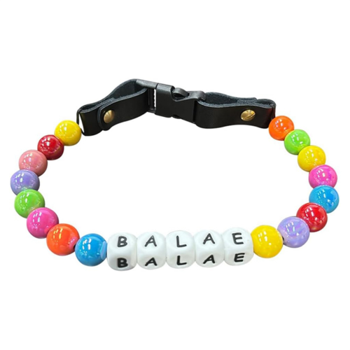 Collar de perro personalizado con cuentas, collar extraíble para perro