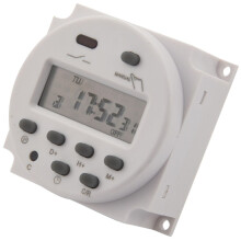 DC12V Digital LCD-strömförsörjning Programmerbar timer Tidsbrytare Relä 16A Ampere