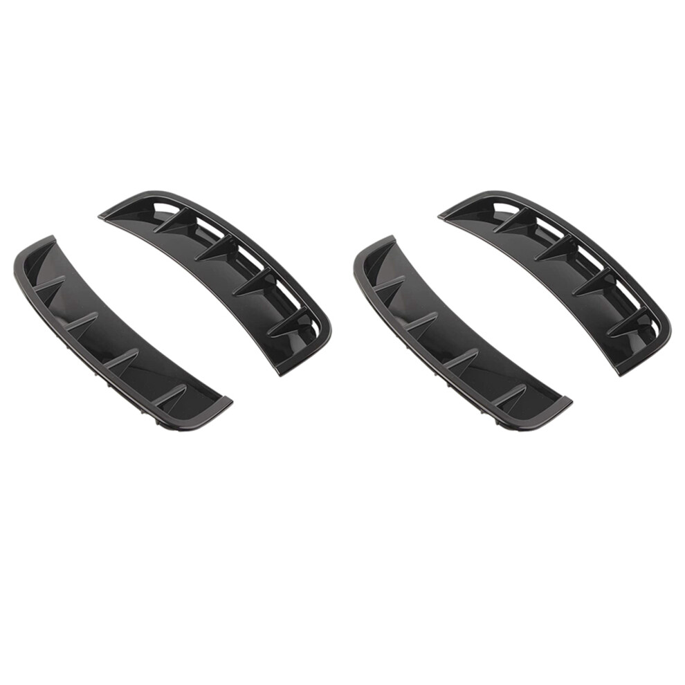 4X Front Wheel Side Air Vent Canards Trim For Mercedes-Benz A-Class W177 A200 A250 A220 A35 Amg 2019 2020 Black 4712778435774