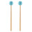 2Pcs Soft Rubber Head Sticks Wood Handle Bell Mallets Green 1