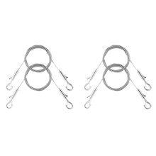 2-teiliges Set verstellbarer Bilderaufhängedrähte, 1 x 1,5 mm Kabel