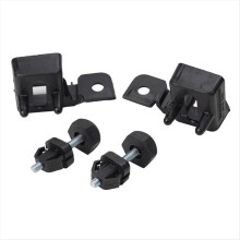 Kit de soporte de montaje de faro izquierdo y derecho y tope de parachoques de capó para Ford