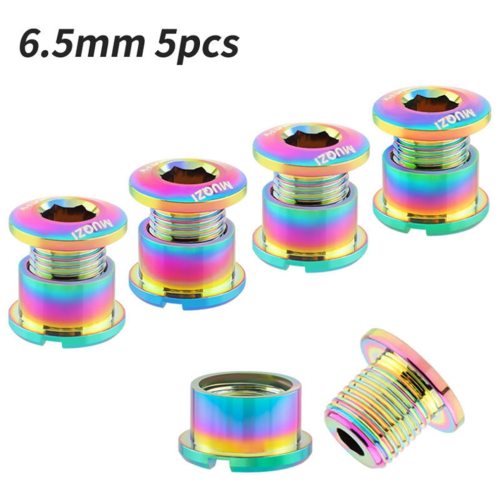 5-teiliges Set farbiger Kettenblattschrauben, 6,5 mm 1