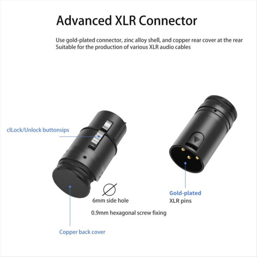 Compacte XLR-microfoonsoldeeradapter (mannelijk en vrouwelijk), 90 verstelbaar 1