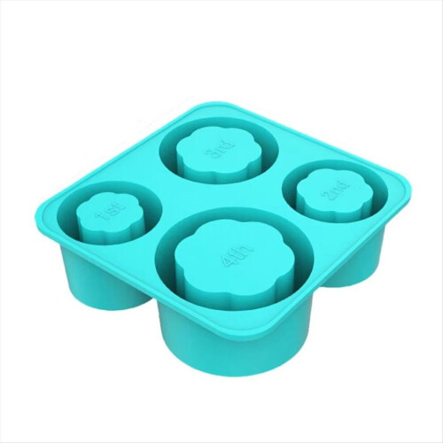 Silikon-Eiswürfelform für den Gefrierschrank, Eisform mit Deckel, einfach zu verwenden