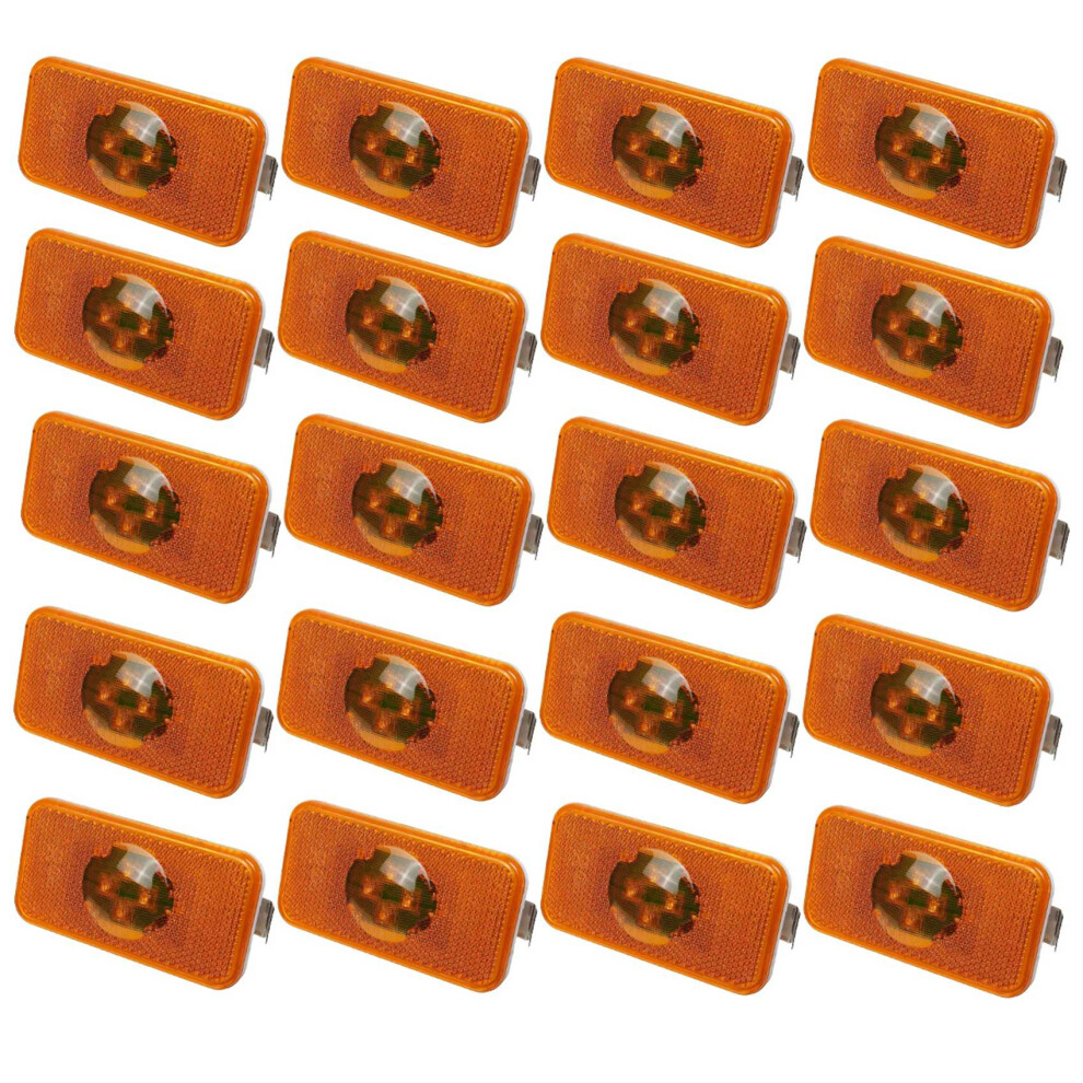 20X 24V Car Truck Led Side Marker Indicator Lamp 4 Led For Volvo Trucks Fm/Fh Light/Amber 4713286727870