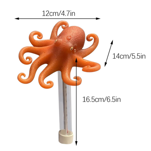 Oktopus-Poolthermometer, schwimmender Wassertemperaturmesser 1