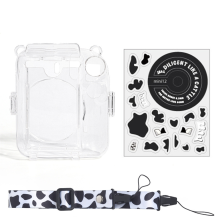 För Fujifilm kamerafodral Skyddsfodral Set Svart och Vit