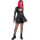Smiffy's Fever Gothic Dream Costume  Black Wet Look  12-14 1