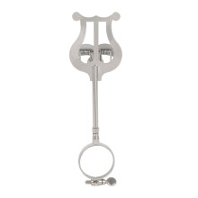 Silver Clarinet Sheet Music Clip Clamp-on Holder for Clarinet Tuba