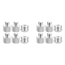 Ensemble de 6 adaptateurs pour filetage de microphone : 5/8 femelle vers 3/8 mâle et 3/8 femelle.