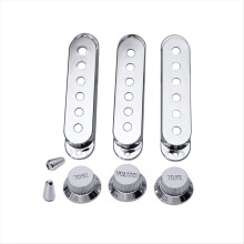 8-teiliges Pickup-Gehäuse-Set für /SQ E-Gitarre, Silber