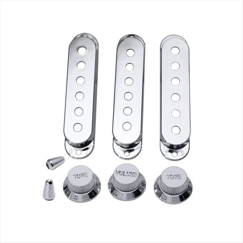 Pickupskal 8-delars set för /SQ elgitarr silver