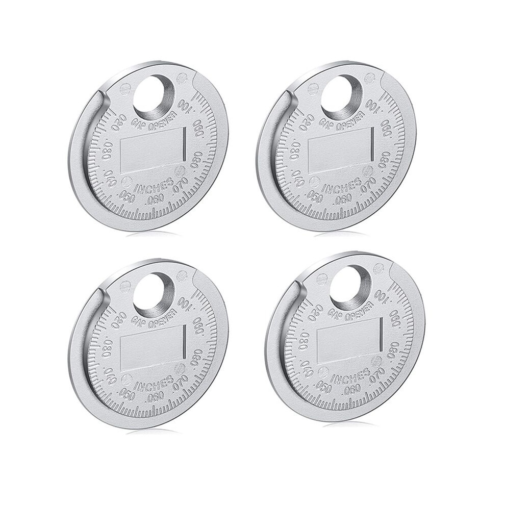 4X Spark Plug Space Tool Gapper Gauge- Wire Spark Plug Space Measuring Tool Scaled From .020Inch To .100Inch 4762986798598