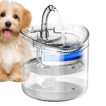 Pet Drinking Fountain, Dog Water Bowl Automatic Clear Drinking Fountain for Kittens and Puppies, NonInduction Model A