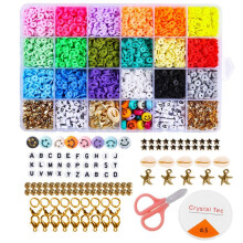 3600 Stück/Box 6 mm Tonperlen für Armbandsets zum Selbermachen