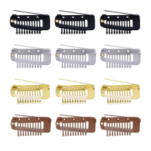 24 Pieces Chunni Clips Hair Extension Wigs Snap Clips