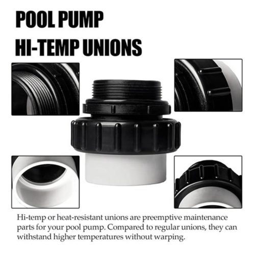 Raccords haute température 2 pouces MIP x 2 pouces pour Whisperflo 2