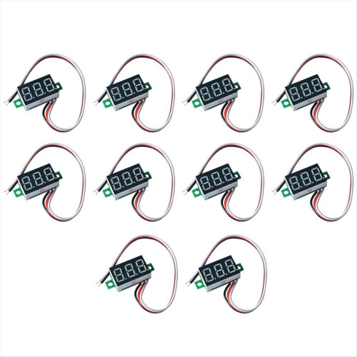 Testine voltmetro digitale CC da 0,36 pollici con LED