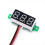 Testine voltmetro digitale CC da 0,36 pollici con LED 2