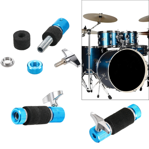 Supporto per charleston per batteria jazz, supporto per charleston premium blu 1