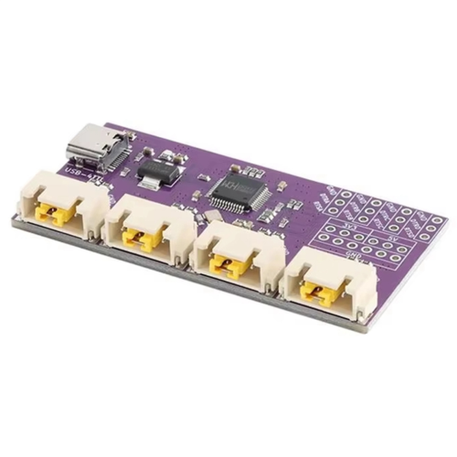 Módulo de conversión de comunicación de puerto serie USB a 4 TTL 2