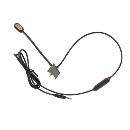 Microphone de jeu de remplacement avec prise jack 3,5 mm et perche détachable.