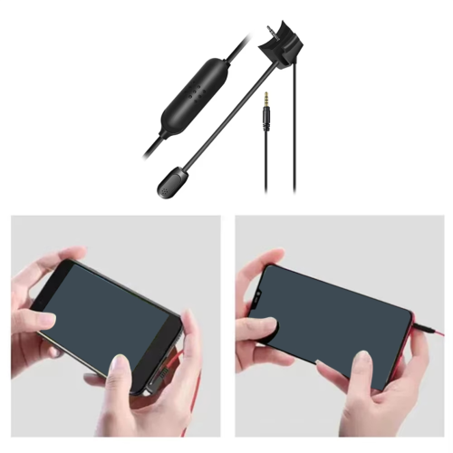 Microphone de jeu de remplacement avec prise jack 3,5 mm et perche détachable. 1
