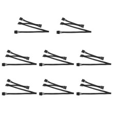 8X 5 Pin to 3 SATA Hard Drive HDD Power Cable Only for Cooler Master V550 V650 V750 V850 V1000 Modular Power Supply