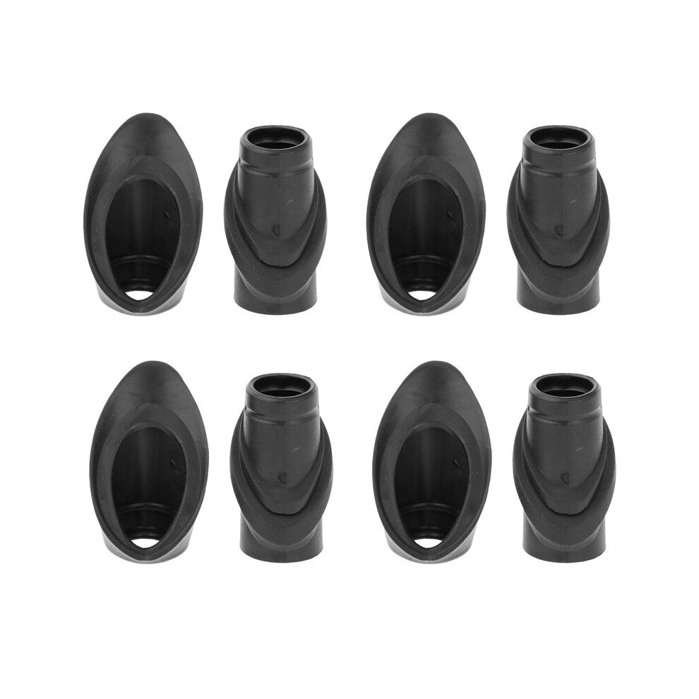 4Pair Antenna Rubber Seal Lower Upper A1248270898 A1248270798 For Mercedes W124 A124 C124 Limousine Coupe 4711304907297