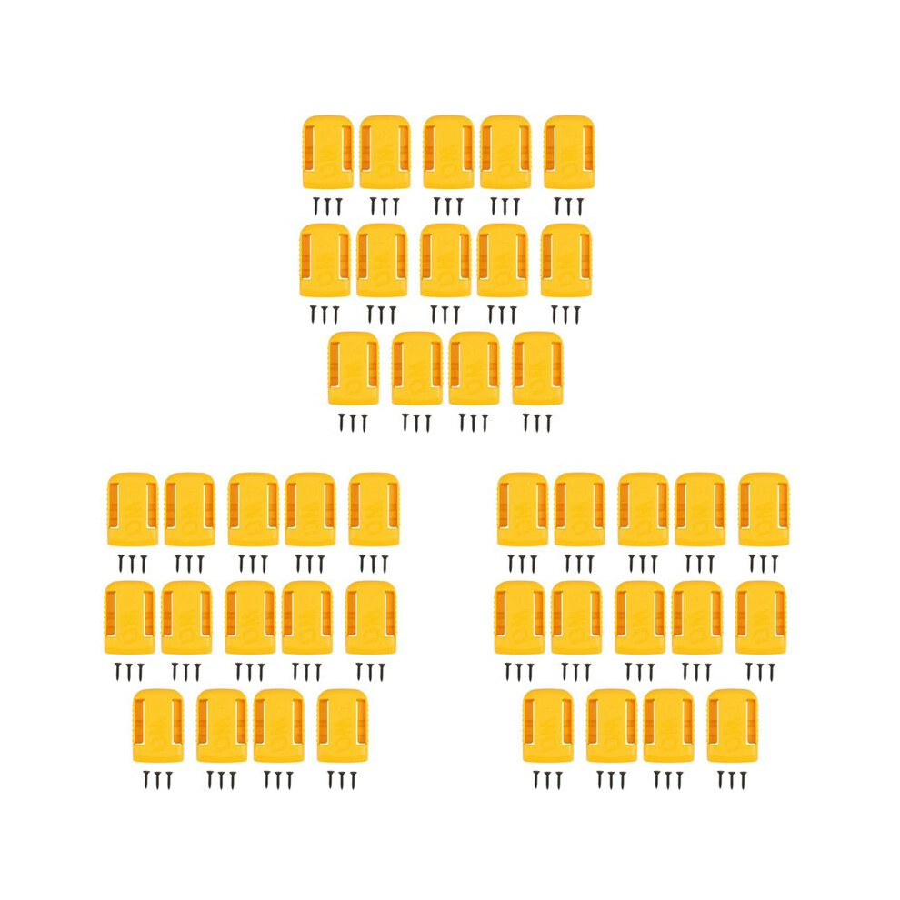 42-Packs Battery Holders For Dewalt 20V Mount Dock Fit For 20V 60V Max (No Battery) Yellow 4711895143395