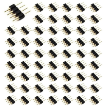 50 stuks 4-pins RGB LED-stekkeradapter voor 3528 5050 LED-strips