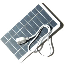Încărcător de panouri solare monocristaline, energie solară portabilă pentru exterior, conversie de înaltă eficiență de 5V/2.4A pentru