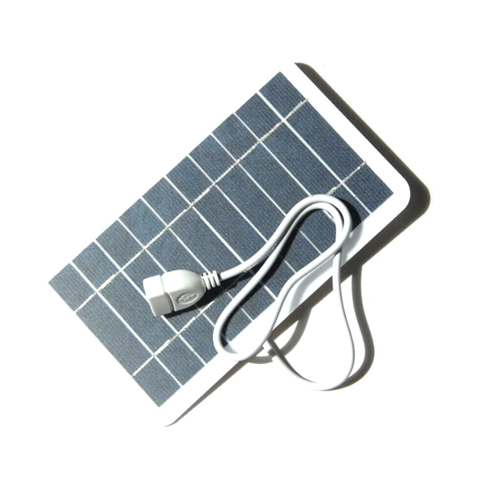 Monocrystalline Solar Panel Charger, Portable Outdoor Solar Power 5V 2.4A High Efficiency Conversion For Versatile Device Charging 9486358103333