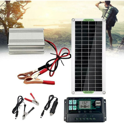 Ηλιακό πάνελ 12V, υψηλής απόδοσης αδιάβροχος μονοκρυσταλλικός ηλιακός φορτιστής 2