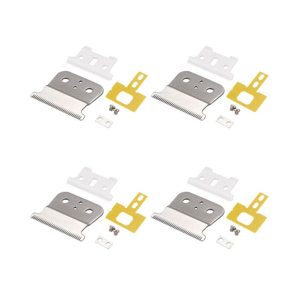 Silver 4X For T Outliner Blade For Andis For T Outliner, For Andis Gtx Replacement Blade