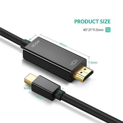 Καλώδιο Mini DP σε 6 πόδια για Air/Pro, οθόνη, προβολέα 1