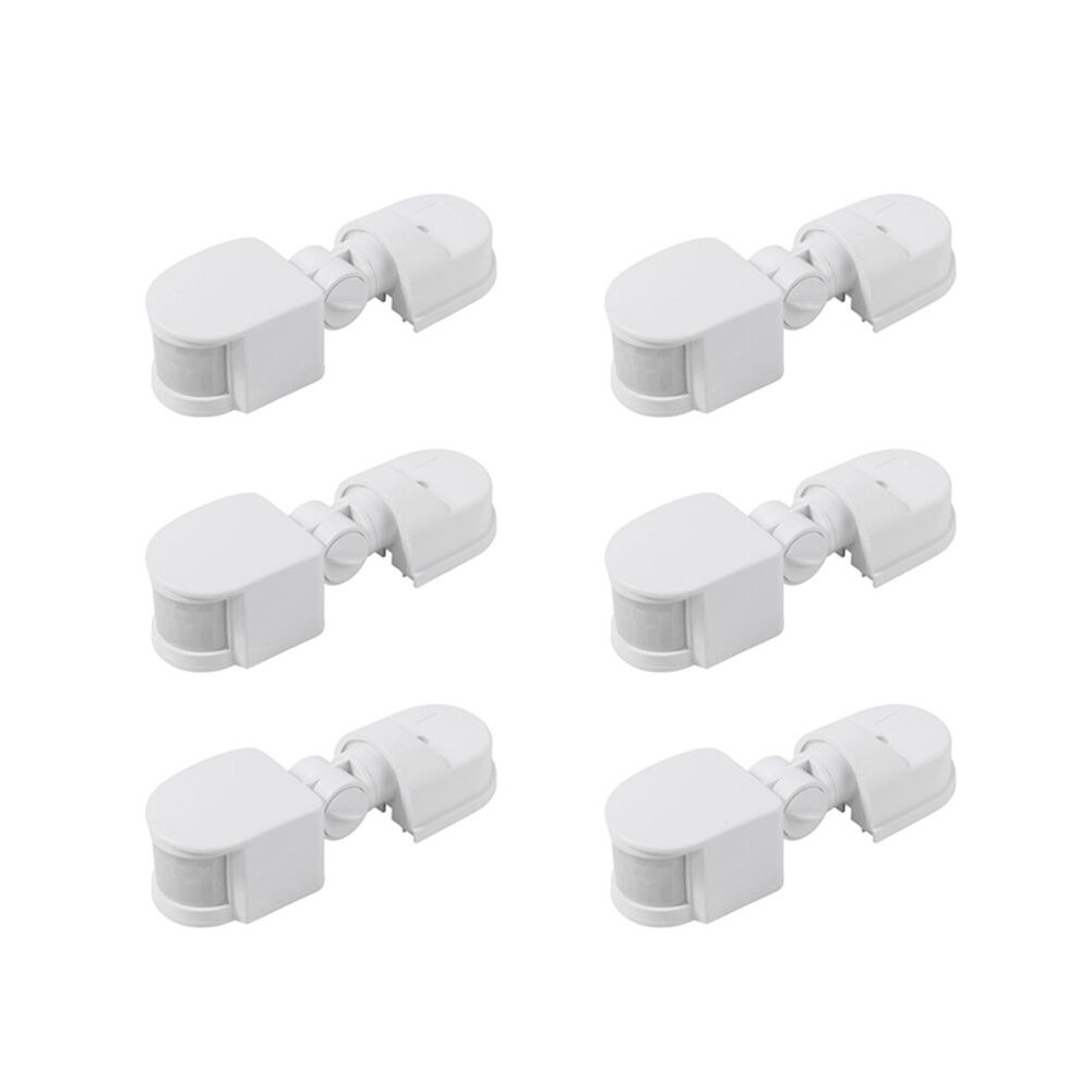 6X Infrared Motion Sensor Ac110v-240V Adjustable Sensor Switch For Pir Body Motion Sensors (White) 4713816365886