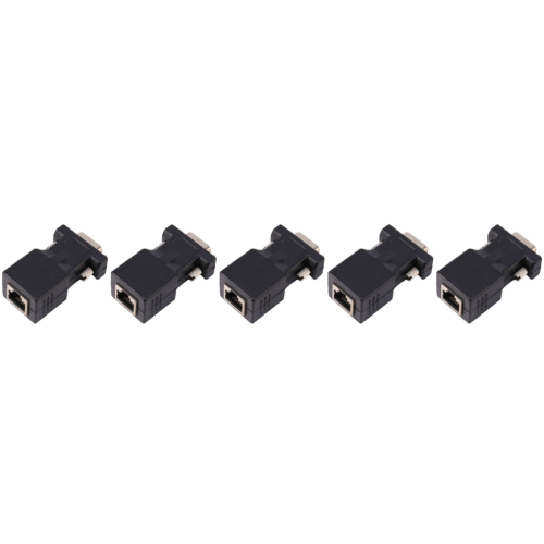 Extensor VGA macho a adaptador de cable de red LAN CAT5 CAT6 RJ45