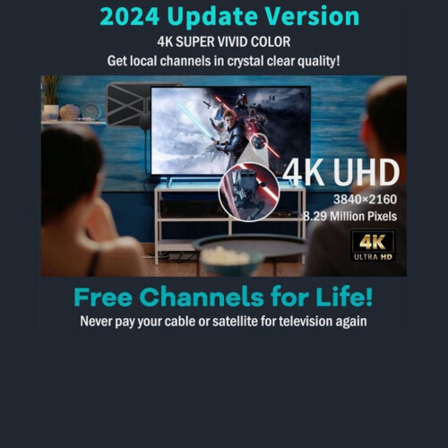 Κεραία 4K 1080P για ψηφιακή τηλεόραση για έξυπνες τηλεοράσεις υψ 2