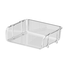 Moderne badkamerdecoratie, handdoekhouder, suikerzakjeshouder, accessoires voor de professionele keuken, stapelbare transparante plastic houder met