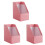 3X  Paper Magazine Rack Bookend Large Book Stand File Holder Foldable Documents Organizer Office Storage Rack 1