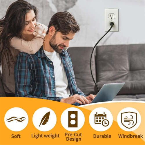 100 pezzi di cuscinetti isolanti per prese elettriche, per pareti e coperture di interruttori e prese. 1