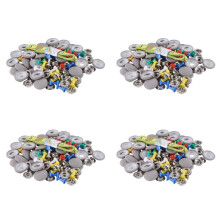 120Pcs Car Ceiling Cloth Fixing Screw Car Roof Fixed Buckle Snap Rivets Retainer Automotive Headliner Repair Button Gray