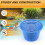 Cestello di ricambio per skimmer da piscina, blu L 4